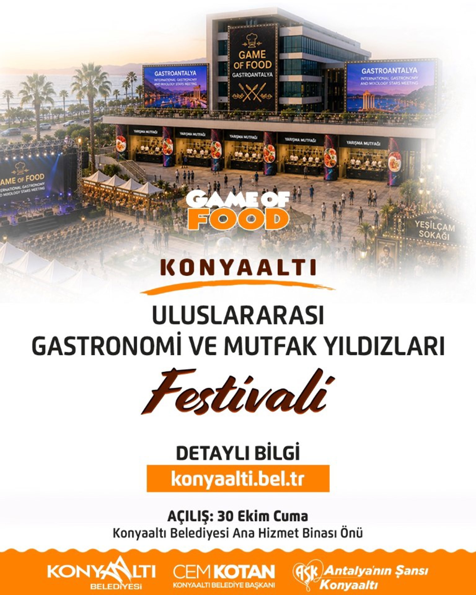 Konyaaltı Gastronomi Festivali başlıyor