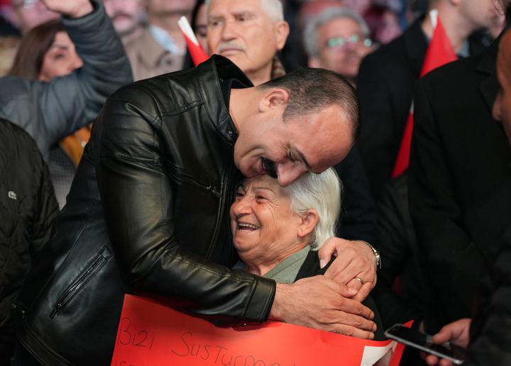 Başkanla fotoğraf