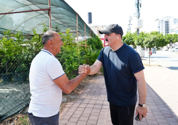 Başkanla fotoğraf