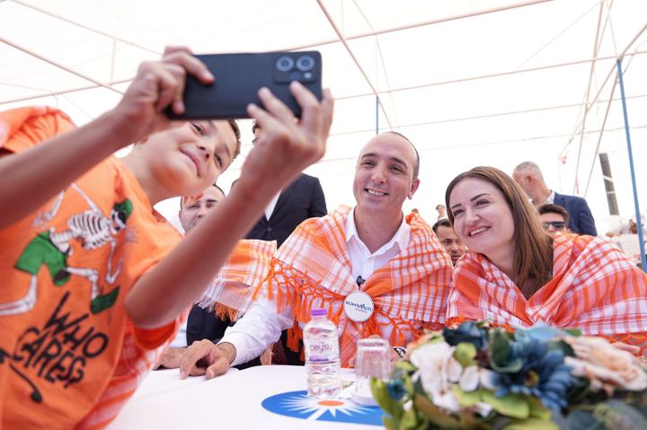 Başkanla fotoğraf