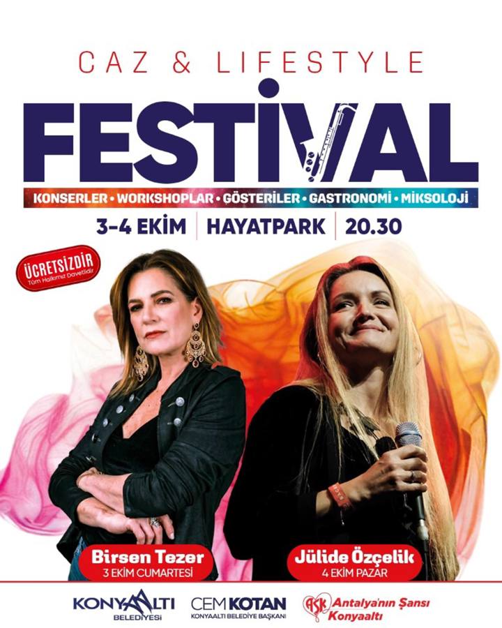 Konyaaltı'nda caz rüzgarı esecek